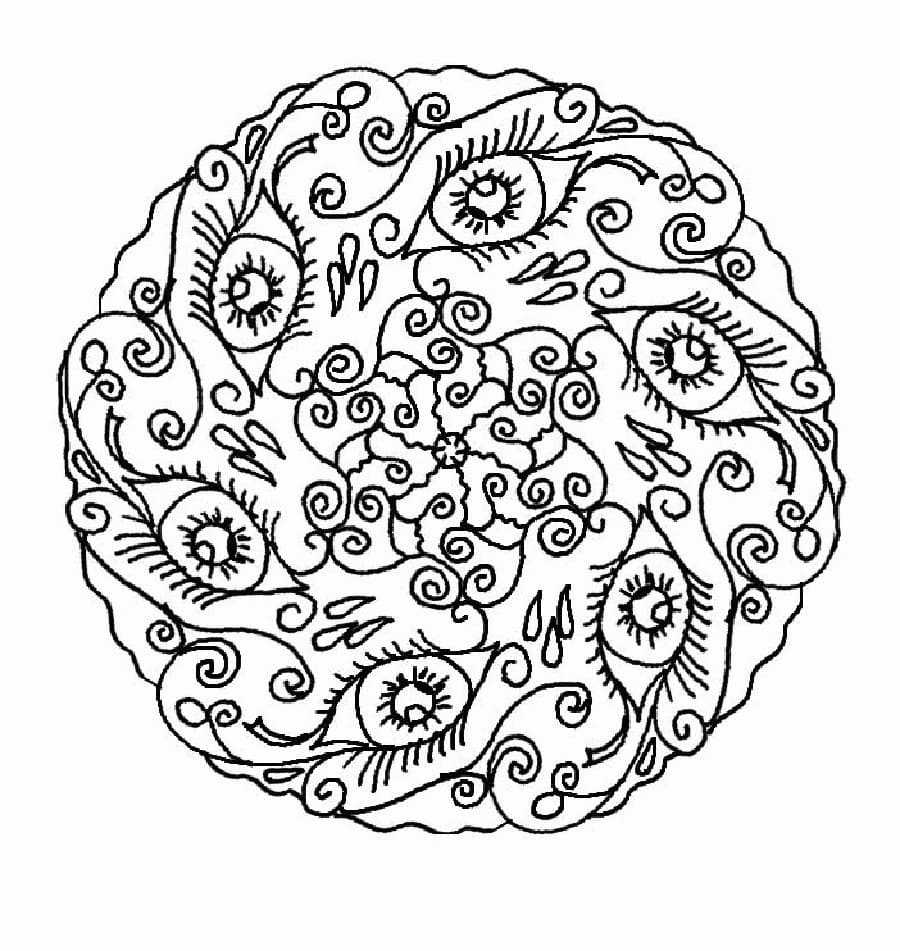 Mandalas Abstraits 147